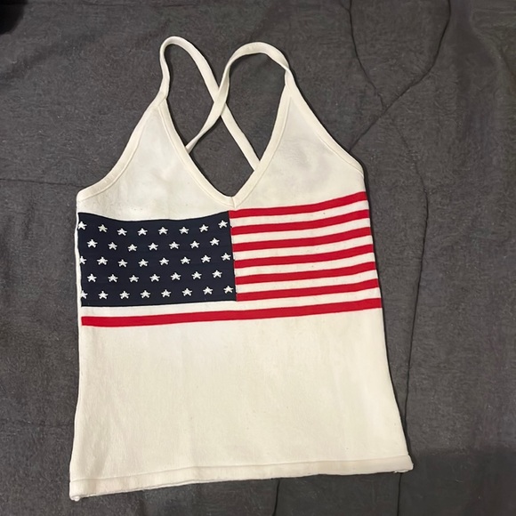 American Flag Knit Tank - Picture 1 of 4
